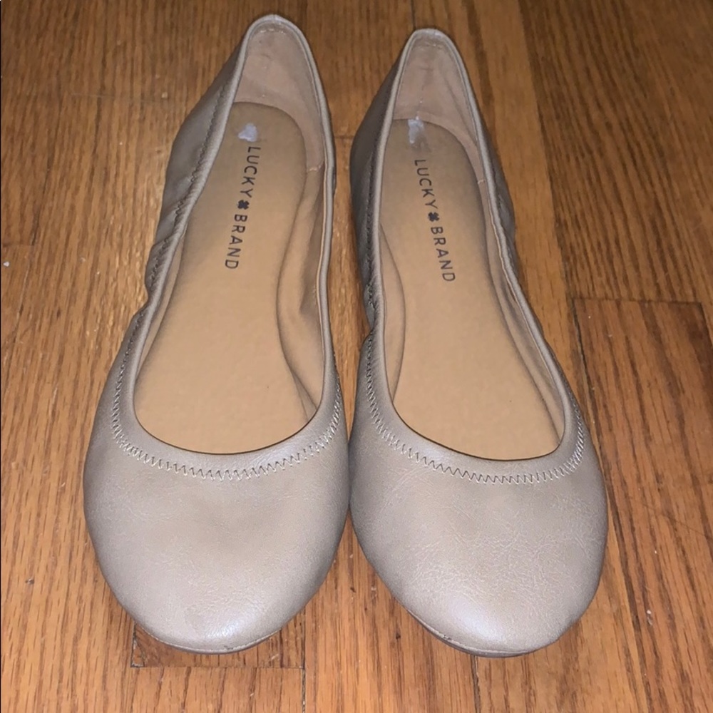 NWT Nude Lucky Brand Flats